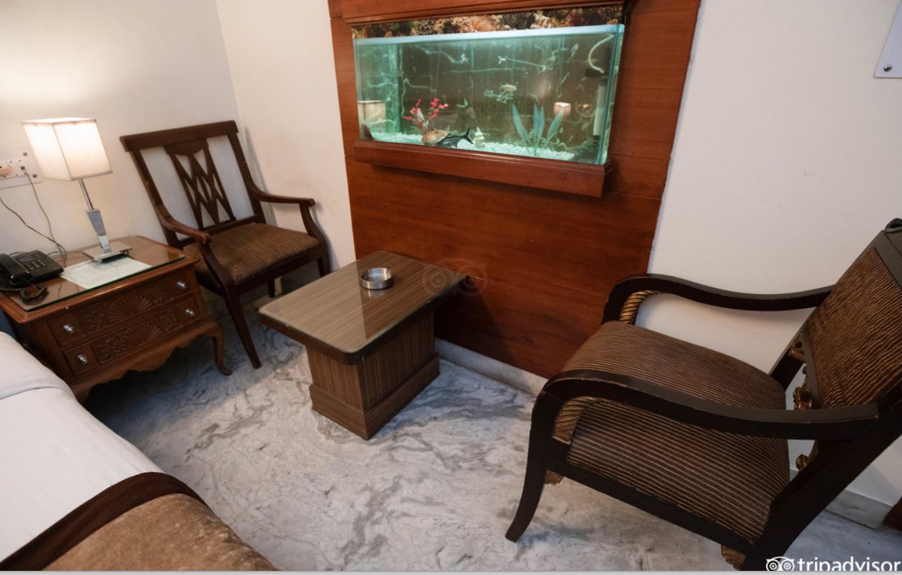 fish tank in our hotel
Hotel Hari Piorko, Delhi