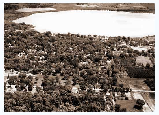 View of Round Lake New York