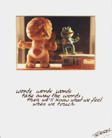 Last Words Picture Poem